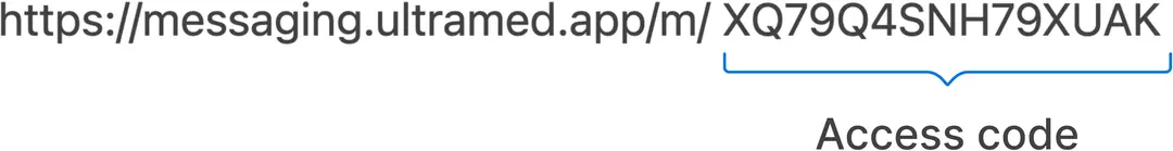 Access code help example